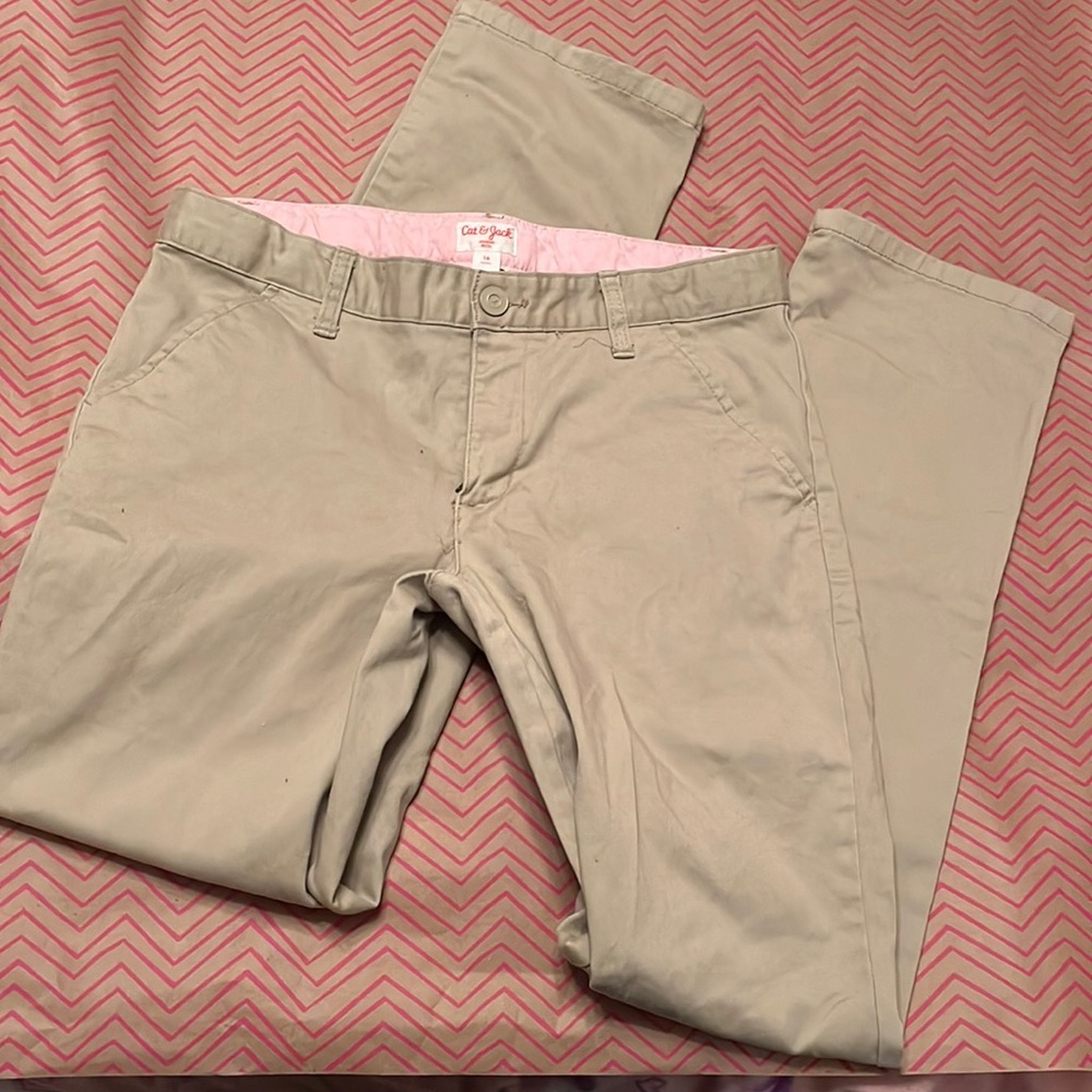 Khaki pants straight leg